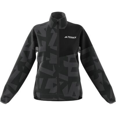 Adidas Women's Terrex Multi Printed Wind Jacket Black/carbon L Adidas Women's Terrex Multi Printed Wind Jacket Black/carbon L