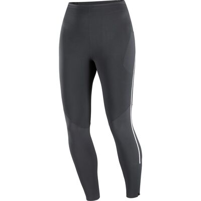 Salomon Women's Sense Aero Stow Tights Deep Black L/Regular Salomon Women's Sense Aero Stow Tights Deep Black L/Regular