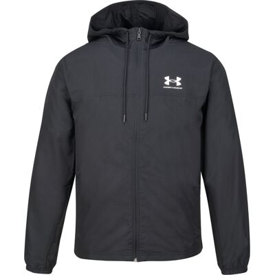 Under Armour Men's UA Rival Woven Windbreaker Black L Under Armour Men's UA Rival Woven Windbreaker Black L