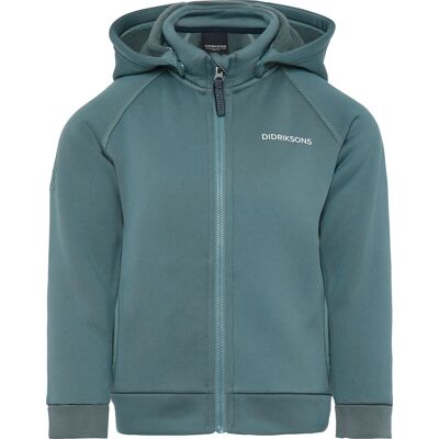 Didriksons Kids' Siljan Full Zip Factory Blue 100 Didriksons Kids' Siljan Full Zip Factory Blue 100