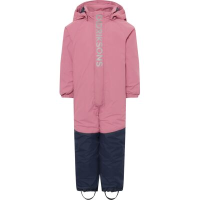 Didriksons Kids' Talvi Coverall Heather Pink 120 Didriksons Kids' Talvi Coverall Heather Pink 120
