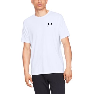 Under Armour Men's Sportstyle Left Chest Shortsleeve White L Under Armour Men's Sportstyle Left Chest Shortsleeve White L
