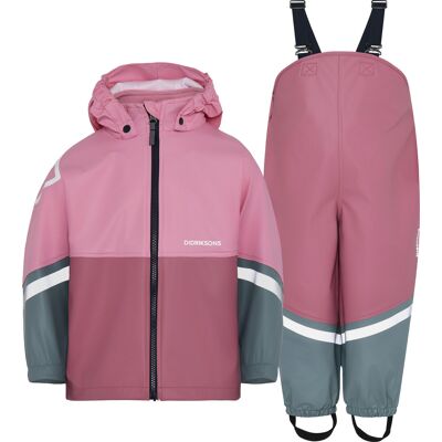 Didriksons Kids' Waterman Set 12 Light Heather Pink 100 Didriksons Kids' Waterman Set 12 Light Heather Pink 100