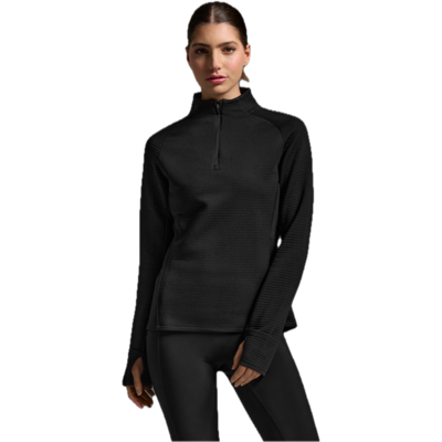 2XU Women's Ignition Hyper-Haptic 1/4 Zip Black/silver Reflective M 2XU Women's Ignition Hyper-Haptic 1/4 Zip Black/silver Reflective M
