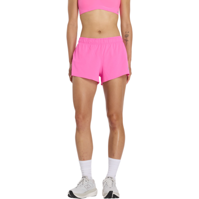 New Balance Women's RC Short 3" Pink Heat S New Balance Women's RC Short 3" Pink Heat S