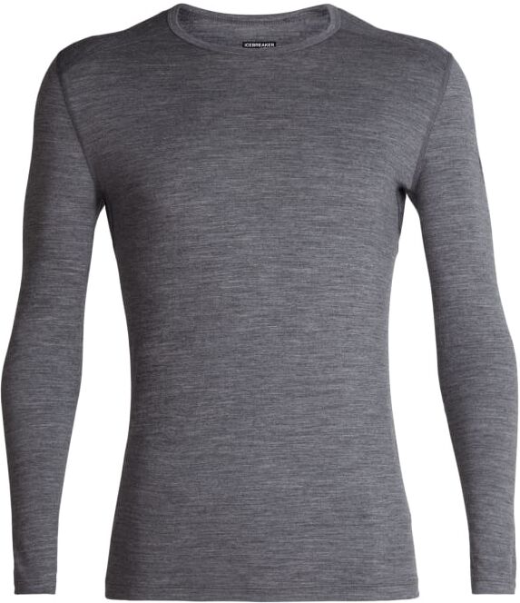 Icebreaker Men's 200 Oasis Longsleeve Crewe Grå