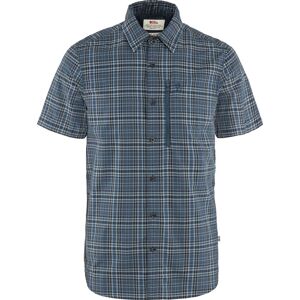 Fjällräven Men's Abisko Hike Shirt Shortsleeve Indigo Blue/Dark Navy M, Indigo Blue/Dark Navy