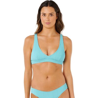 Rip Curl Women's Vibe Surf Multi Fit V Neck Bikini Top Sea Blue XL Rip Curl Women's Vibe Surf Multi Fit V Neck Bikini Top Sea Blue XL