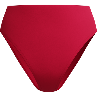 Speedo Women's Solid Cheeky High Waist Bikini Bottom Ruby XS Speedo Women's Solid Cheeky High Waist Bikini Bottom Ruby XS