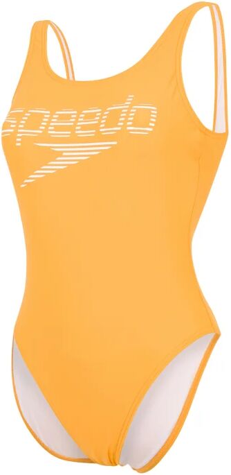 Speedo Stripe Logo Deep U-back Gul