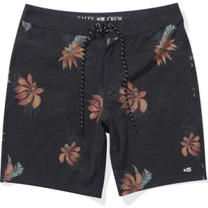 Salty Crew Men's Bloomin Boardshort Black 34 Salty Crew Men's Bloomin Boardshort Black 34