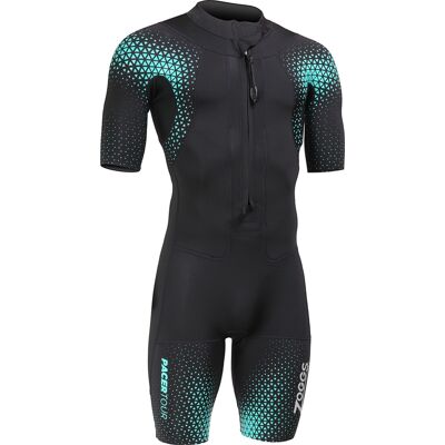 Zoggs Men's Pacer Tour Shorty Black/blue XL Zoggs Men's Pacer Tour Shorty Black/blue XL