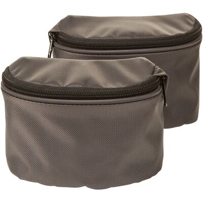 Bergans Hip Belt Pocket 2-pack Solid Charcoal OneSize Bergans Hip Belt Pocket 2-pack Solid Charcoal OneSize