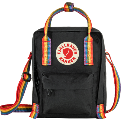 Fjällräven Kånken Rainbow Sling Black/Rainbow Pattern Black-Rainbow Pattern OneSize Fjällräven Kånken Rainbow Sling Black/Rainbow Pattern Black-Rainbow Pattern OneSize