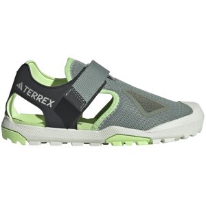 Adidas Kids' Terrex Captain Toey 2.0 Sandals Silver Green/Carbon/Green Spark 35, Silgrn/Carbon/Grespa