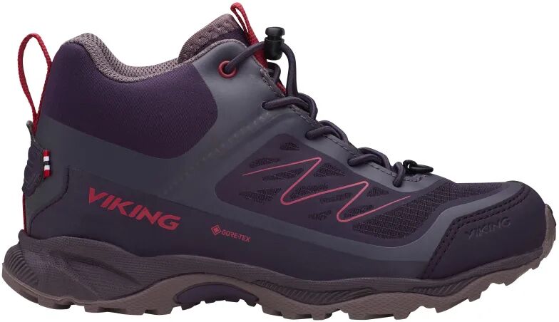 Viking Footwear Kid's Tind Mid Gore-Tex Rød