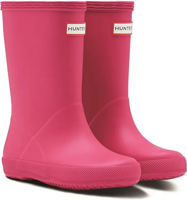 Hunter Boots Ltd Original Kids First Classic Wellington Boots Rosa