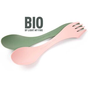 Light My Fire Spork Original Bio 2-pack  Sandy Green/Dusty Pink OneSize, Sandy Green/Dusty Pink