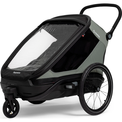 Hamax Outback Next Bicycle Trailer Green/black OneSize Hamax Outback Next Bicycle Trailer Green/black OneSize