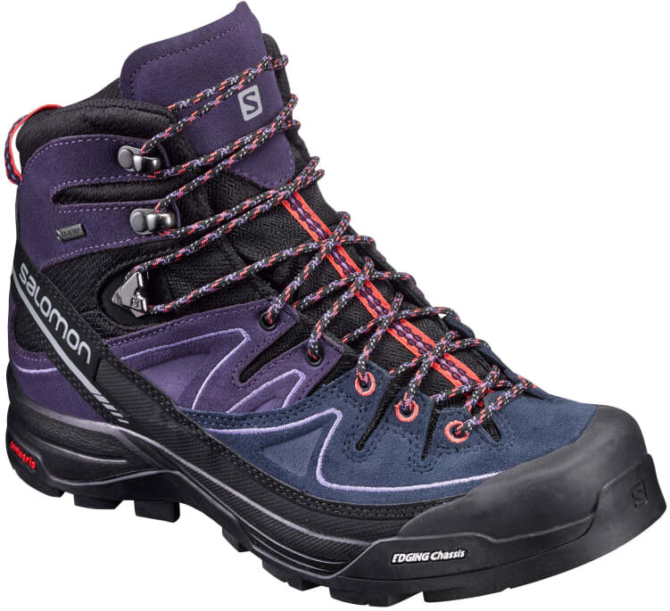 Salomon Women's X Alp Mid Leather Gore-Tex Lilla