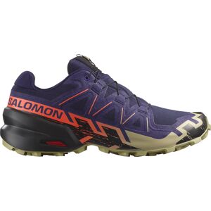 Salomon Men's Speedcross 6 Maritime Blue / Black / Cherry Tomato 48 Salomon Men's Speedcross 6 Maritime Blue / Black / Cherry Tomato 48