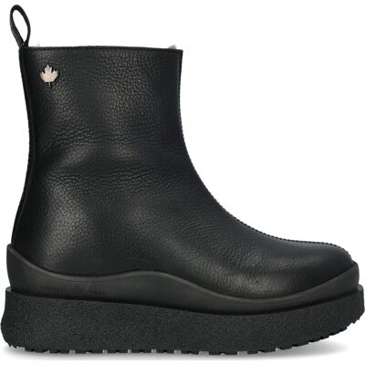 Canada Snow Women's Mount Meer Leather Black 37 Canada Snow Women's Mount Meer Leather Black 37
