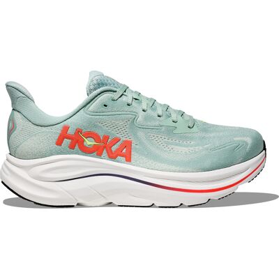 Hoka Men's Clifton 10 Sage/Neon Flame 47 1/3 Hoka Men's Clifton 10 Sage/Neon Flame 47 1/3