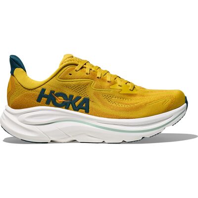 Hoka Men's Clifton 10 Yellow Gold/Tidal Wave 47 1/3 Hoka Men's Clifton 10 Yellow Gold/Tidal Wave 47 1/3