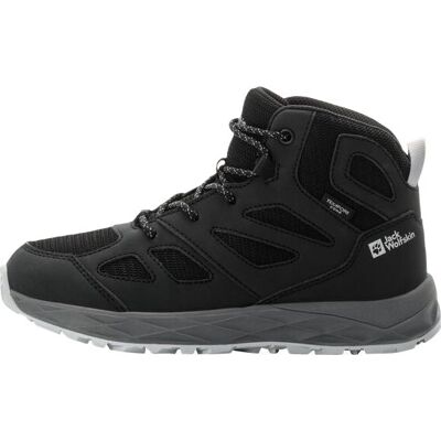 Jack Wolfskin Kid's Woodland 2 Texapore Mid Phantom 35 Jack Wolfskin Kid's Woodland 2 Texapore Mid Phantom 35