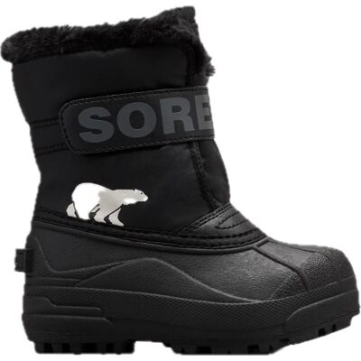 Sorel Kids' Snow Commander Boot Black/Charcoal Black, Charcoal 27 Sorel Kids' Snow Commander Boot Black/Charcoal Black, Charcoal 27