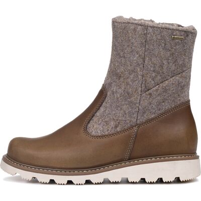 Pomar Women's Pello GORE-TEX Ankle Boot Oak Terra/ Sand Felt 36 Pomar Women's Pello GORE-TEX Ankle Boot Oak Terra/ Sand Felt 36