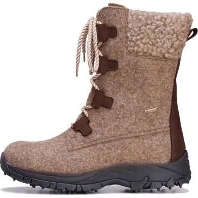 Pomar Women's Riekko GORE-TEX Boot Sand Felt/bark 41 Pomar Women's Riekko GORE-TEX Boot Sand Felt/bark 41