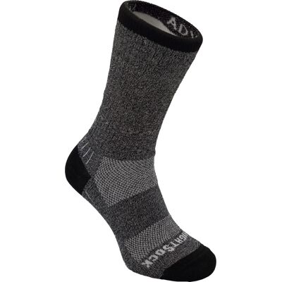 Wrightsock Adventure Crew Anti Blister System Black/Marl 37-41 Wrightsock Adventure Crew Anti Blister System Black/Marl 37-41