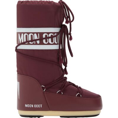 Moon Boot Unisex Icon Nylon Burgundy 35/38 Moon Boot Unisex Icon Nylon Burgundy 35/38