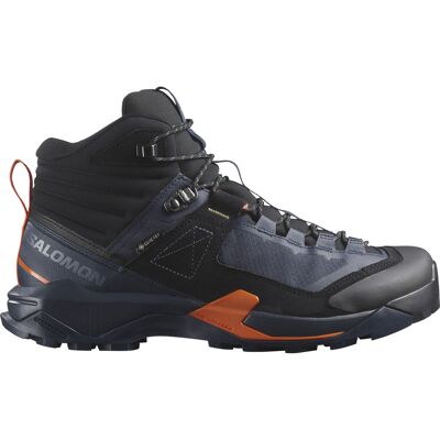 Salomon Men's X Ultra Alpine Mid GORE-TEX Blue Nights/Black/Red Orange 46 Salomon Men's X Ultra Alpine Mid GORE-TEX Blue Nights/Black/Red Orange 46