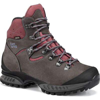 Hanwag Women's Tatra II Wide Lady Gore-Tex Asphalt/Dark Garnet 38 Hanwag Women's Tatra II Wide Lady Gore-Tex Asphalt/Dark Garnet 38