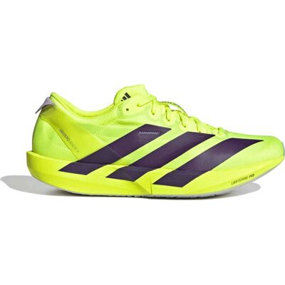 Adidas Men's Adizero Adios 9 Solar Yellow / Aurora Plum / Powder Plum 41 1/3 Adidas Men's Adizero Adios 9 Solar Yellow / Aurora Plum / Powder Plum 41 1/3