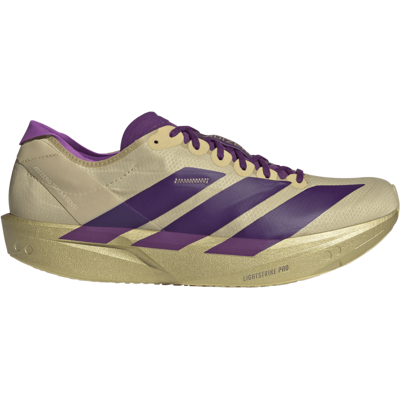 Adidas Men's Adizero Takumi Sen 11 Sand/Rich Purple/Gold Met. 45 1/3 Adidas Men's Adizero Takumi Sen 11 Sand/Rich Purple/Gold Met. 45 1/3