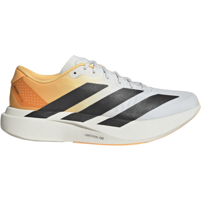 Adidas Men's Adizero Evo SL Crystal white/Lucid Tangerine/Iron met. 42 ⅔ Adidas Men's Adizero Evo SL Crystal white/Lucid Tangerine/Iron met. 42 ⅔