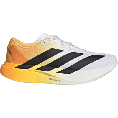 Adidas Men's Adizero Evo SL Ftwr white/Core black/Lucid Tangerine 45 ⅓ Adidas Men's Adizero Evo SL Ftwr white/Core black/Lucid Tangerine 45 ⅓