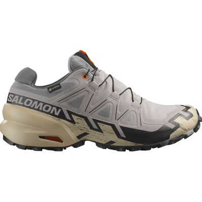 Salomon Men's Speedcross 6 GORE-TEX Gull/White Pepper/Black Gull / White Pepper / Black 40 2/3 Salomon Men's Speedcross 6 GORE-TEX Gull/White Pepper/Black Gull / White Pepper / Black 40 2/3