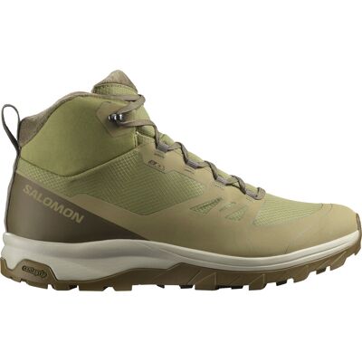 Salomon Men's Outsnap CSWP Aloe/Stone Gray/Coyote Brown Aloe / Stone Gray / Coyote Brown 45 1/3 Salomon Men's Outsnap CSWP Aloe/Stone Gray/Coyote Brown Aloe / Stone Gray / Coyote Brown 45 1/3