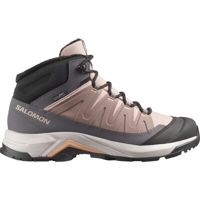 Salomon Women's X-Adventure Coldrush Waterproof Etherea / Iron / Mahogany Rose 37 1/3 Salomon Women's X-Adventure Coldrush Waterproof Etherea / Iron / Mahogany Rose 37 1/3