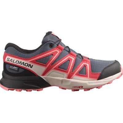 Salomon Junior Speedcross Waterproof Grisaille/Hushed Violet/Rouge Red Grisaille / Hushed Violet / Rouge Red 37 Salomon Junior Speedcross Waterproof Grisaille/Hushed Violet/Rouge Red Grisaille / Hushed Violet / Rouge Red 37