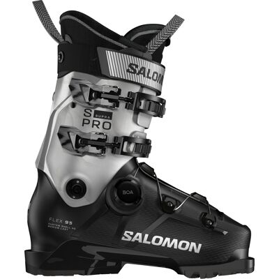 Salomon Women's S/Pro Supra Boa 95 Black/Silver Met./Silver Met. Black / Silver Met. / Silver Met. 39 2/3-40 1/3 Salomon Women's S/Pro Supra Boa 95 Black/Silver Met./Silver Met. Black / Silver Met. / Silver Met. 39 2/3-40 1/3