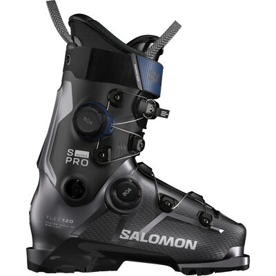 Salomon Men's S/Pro Supra Dual BOA 120 GripWalk Beluga Met./Black/Estate Blue Beluga Met. / Black / Estate Blue 38-39 Salomon Men's S/Pro Supra Dual BOA 120 GripWalk Beluga Met./Black/Estate Blue Beluga Met. / Black / Estate Blue 38-39