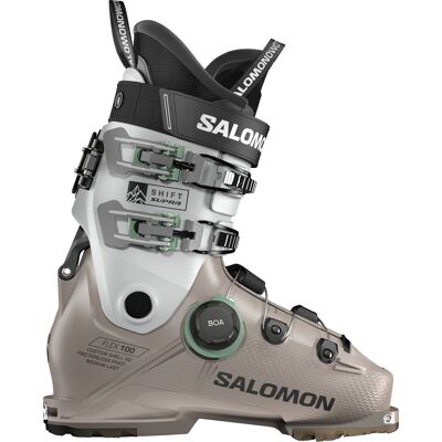 Salomon Men's Shift Supra Boa 100 GripWalk Roasted Cashew/Cool Gray 5/Shale Green Roasted Cashew / Cool Gray 5 / Shale Green 25/25.5 (EU 39 2/3-40 1/3) Salomon Men's Shift Supra Boa 100 GripWalk Roasted Cashew/Cool Gray 5/Shale Green Roasted Cashew / Cool Gray 5 / Shale Green 25/25.5 (EU 39 2/3-40 1/3)