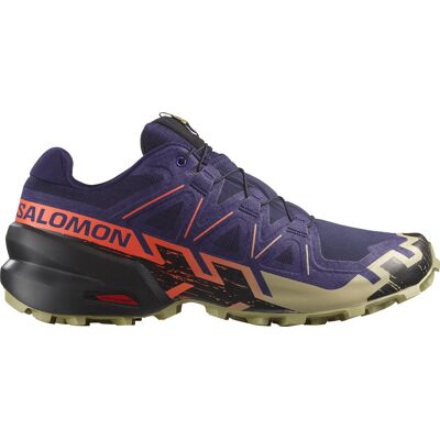 Salomon Men's Speedcross 6 Maritime Blue / Black / Cherry Tomato 42 Salomon Men's Speedcross 6 Maritime Blue / Black / Cherry Tomato 42