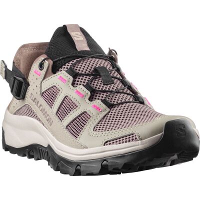 Salomon Women's Techamphibian 5 Silver Sage/Iron/Knockout Pink 40 2/3 Salomon Women's Techamphibian 5 Silver Sage/Iron/Knockout Pink 40 2/3