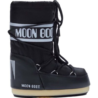 Moon Boot Kids' Icon Nylon Black 27/30 Moon Boot Kids' Icon Nylon Black 27/30